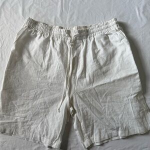 COOFANDY Men's White Casual Shorts Size L